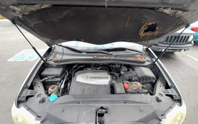 Why does my Acura produce a soft ticking sound during warm up?